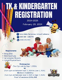 TK - Kindergarten Registration - ENG. 
